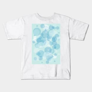 Blue Bubbles Kids T-Shirt